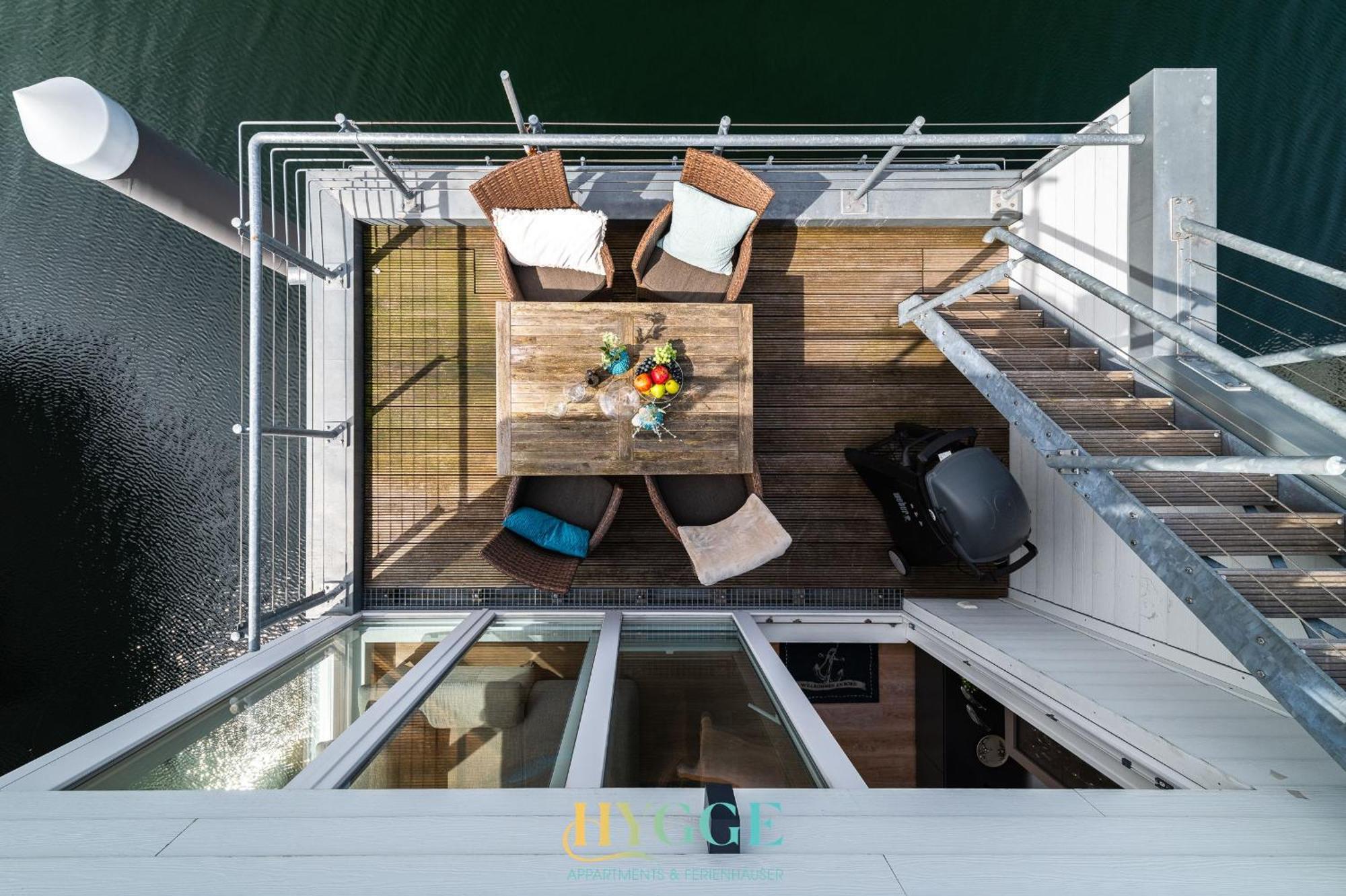 Hotel Schwimmendes Haus - An Bord Zwei Olpenitz Exterior foto